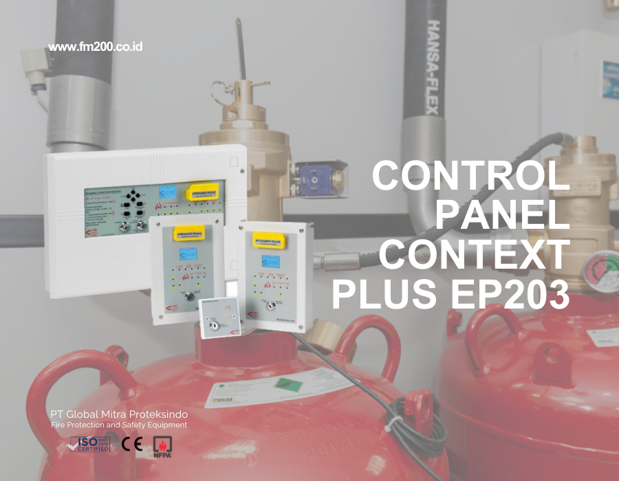 jual control panel fm200 fire suppression ep 203 context plus